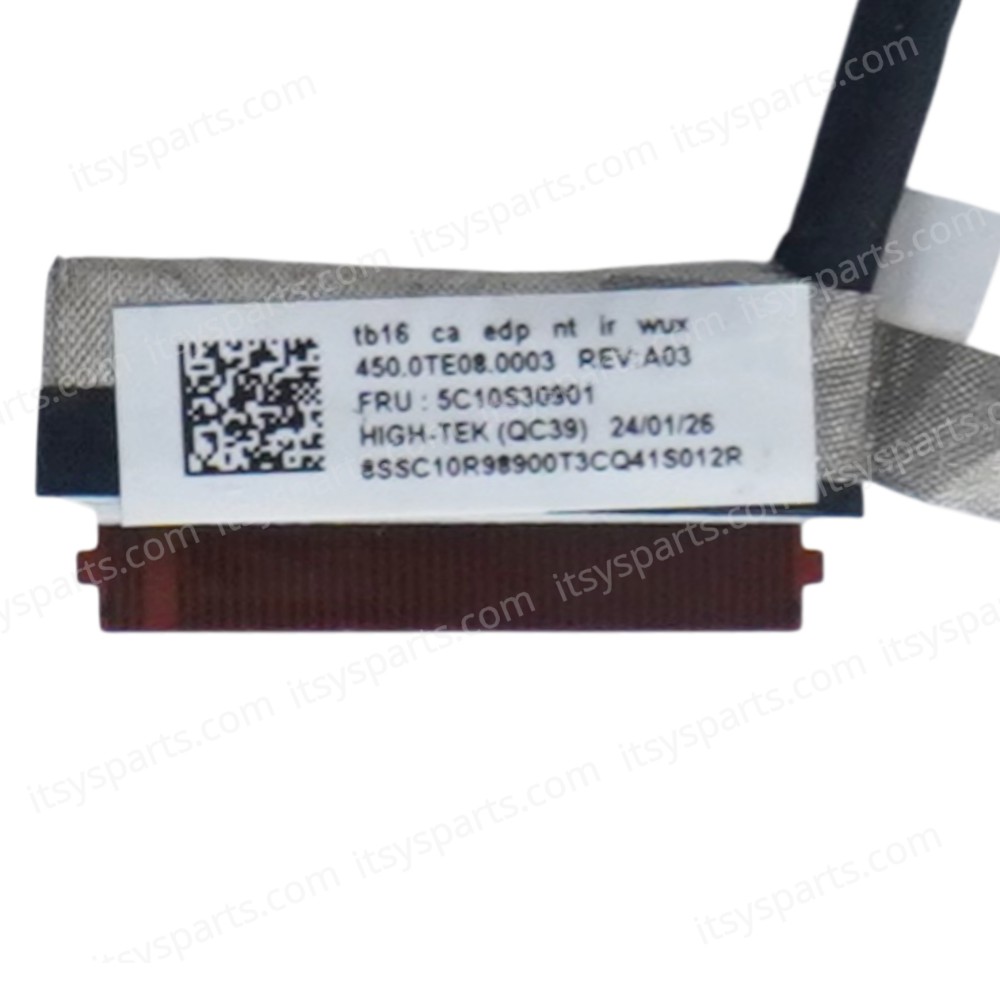 Flex Video Screen LCD Cable for Laptop Lenovo ThinkBook 16 G6 IRL 21KH ABP 21KK G7 IML 21MS ARP 21MW G8 IRL 21SH IAL 21SK 5C10S30899 450.0TE08.0003 Non Touch eDP RGB 30pins Monitor cable ( SKU.1-FLEX1755 )
