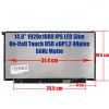 Laptop Screen monitor for Lenovo ThinkPad X1 Carbon 6th Gen 7th Gen 8th Gen B140HAK02.3 NV140FHM-T05 14.0'' 1920x1080 FHD IPS LED Slim On-Cell Touch USB eDP1.2 40pins 60Hz Matte ( SKU.1-SCR0626 )