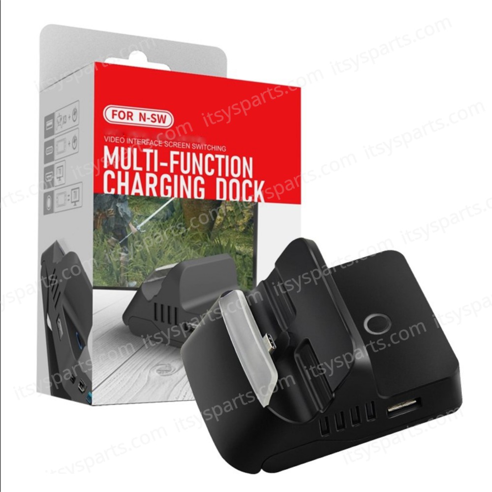 Charging Dock Station Type-C with LAN & HDMI & USB 3.0 and Screen Projection for Nintendo Switch/Switch OLED HS-SW340 ( SKU.1-GAME007 )