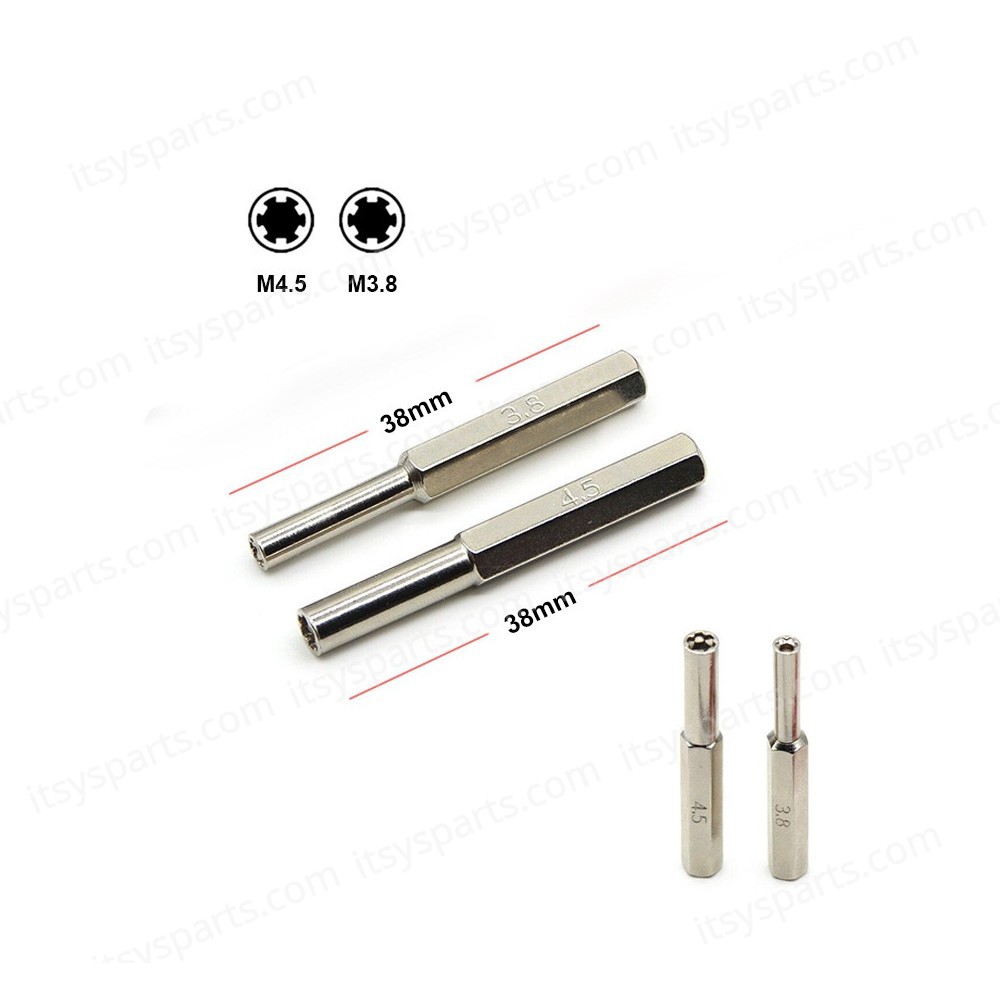 Screwdriver Set for Nintendo Switch T6 T8 Triwing M4.5 M3.8 Y000 PH00 & Triangle Opening Pick & Spudger Tool ( SKU.1-GAME028 )