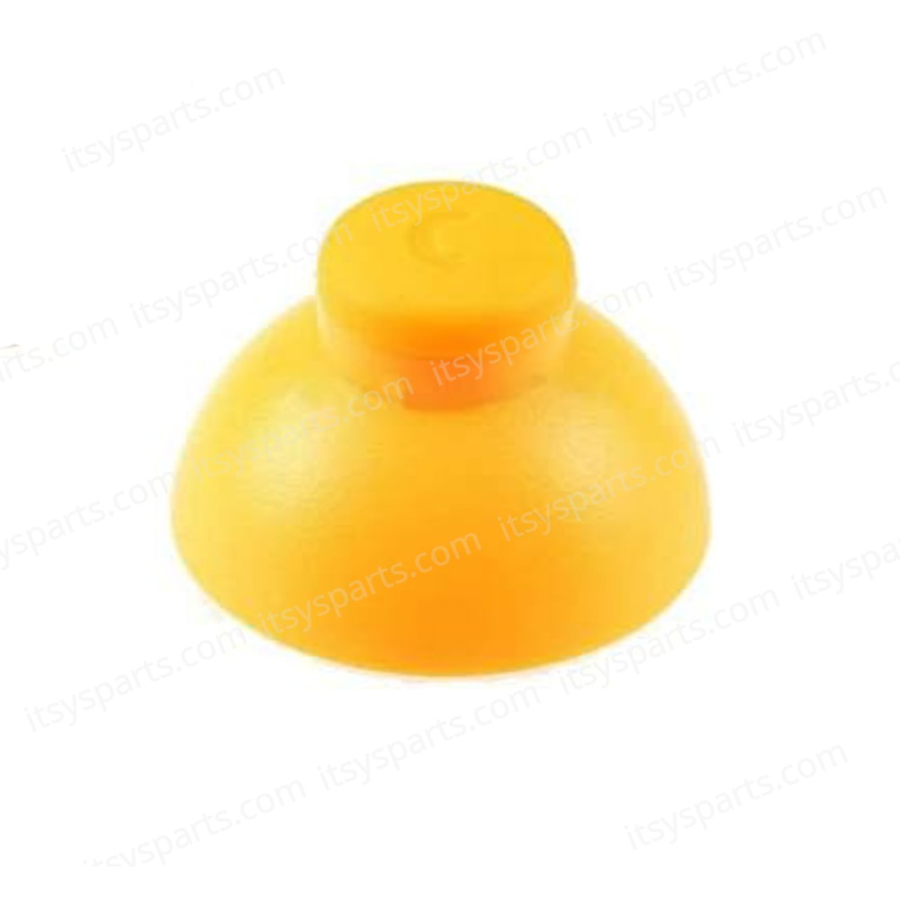 3D Analog Joystick with Thumbstick Thumb Stick Cap for Nintendo GameCube NGC Controller Yellow ( SKU.1-GAME037 )
