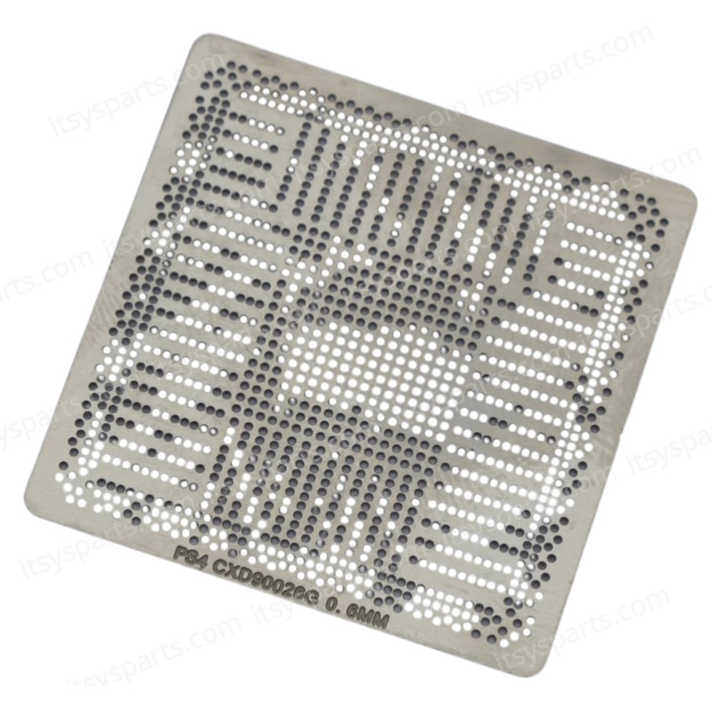 BGA Direct Heat Stencil Template to Reball GPU CXD90026G 0.6mm for Playstation 4 ( SKU.1-GAME049 )