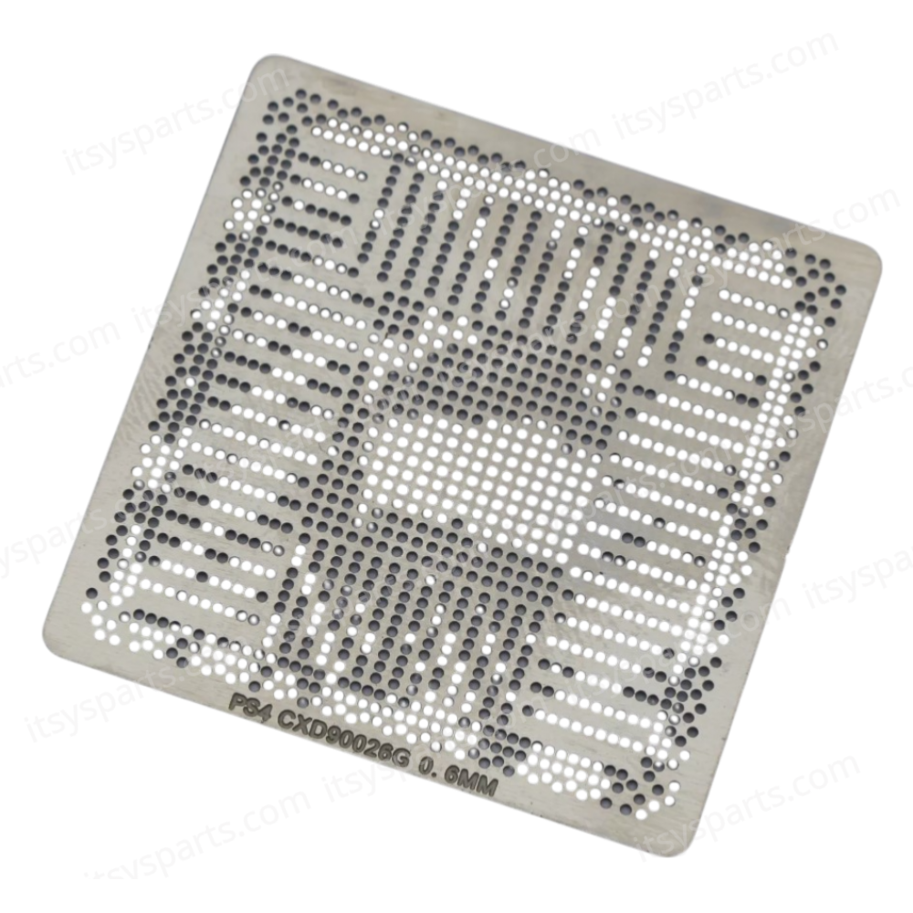 BGA Direct Heat Stencil Template to Reball CPU APU CXD90060GG Chip 0.5 mm for Sony PlayStation 5 ( SKU.1-GAME050 )