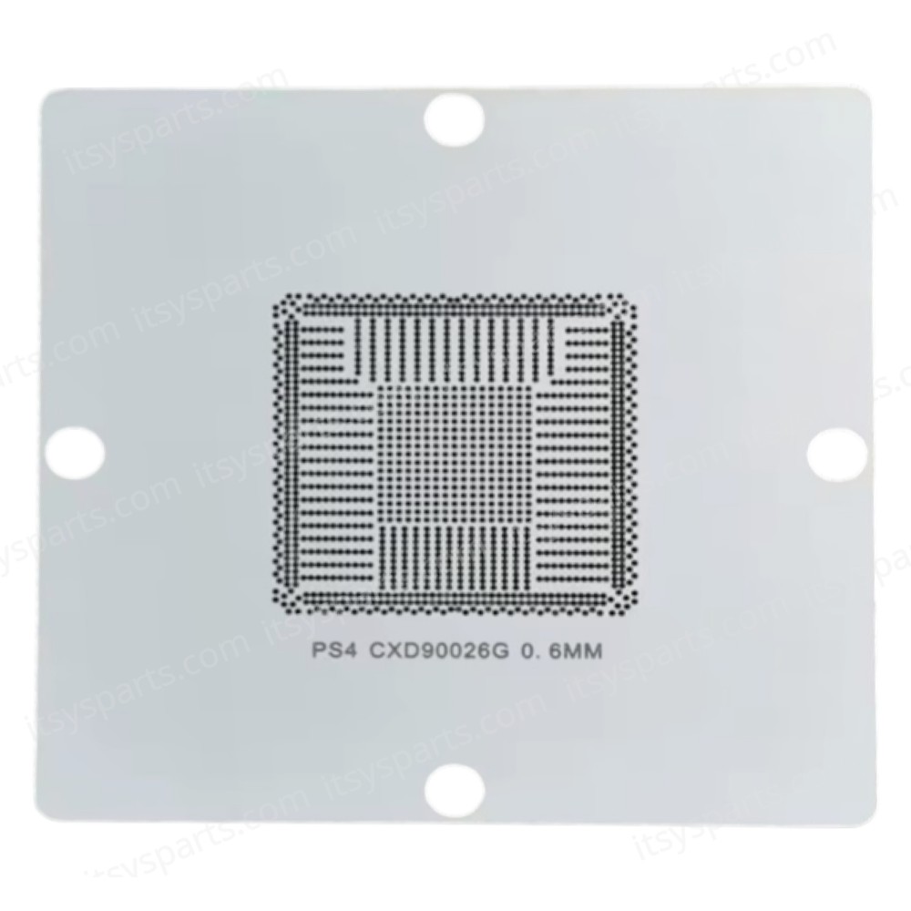 BGA Direct Heat Stencil Template to Reball CXD90026G 0.6 mm for Sony PlayStation 4 ( SKU.1-GAME055 )