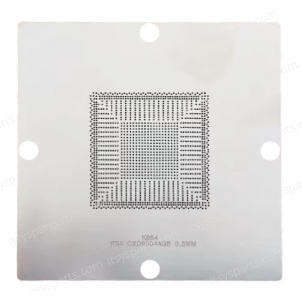 BGA Direct Heat Stencil Template to Reball APU GPU CXD90044GB 0.5 mm for Sony PlayStation 4 ( SKU.1-GAME057 )