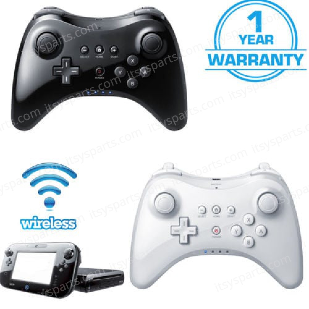 Wireless Controller - Joystick Gamepad with USB cable for Nintendo Wii U Pro Console ( SKU.1-GAME066 )
