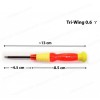 Precision Tri-wing Screwdriver Y 0.6mm Nintendo Switch 3DS Wii U ( SKU.1-SRP0031 )