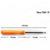 Precision Torx T8H T8 Screwdriver for Xbox 360 One Series PS3 PS4 PS5 gamepad with a security hole ( SKU.1-SRP0039 )