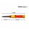 Precision +2.0mm PH000 Phillips Screwdriver PSP PS4 console ( SKU.1-SRP0040 )