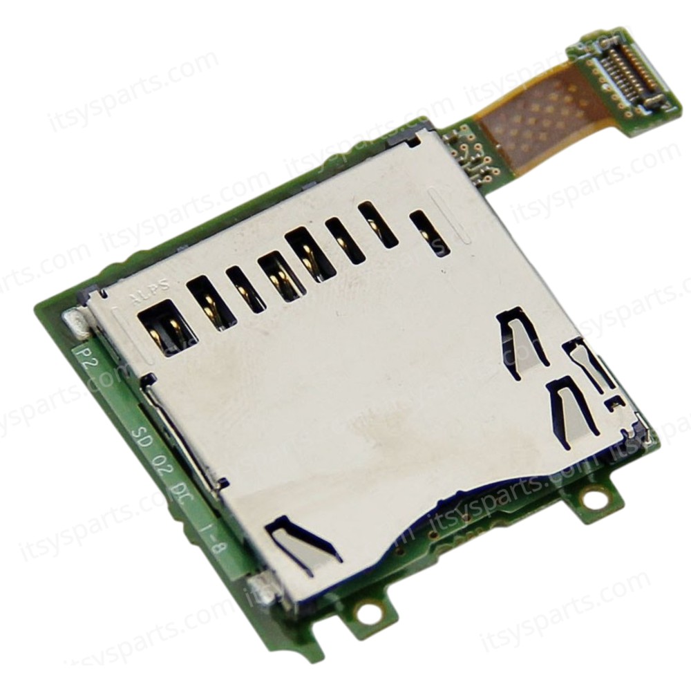 SD Card Reader Connector Board with Ribbon Cable for Nintendo 3DS ( SKU.1-GAME074 )
