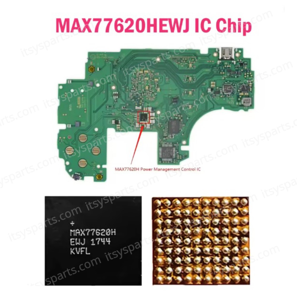Controller IC Chipset Power IC BGA Chip MAX77620H MAX77620HEWJ for Nintendo Switch Lite Console ( SKU.1-GAME118 )