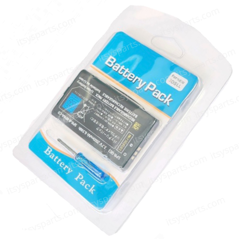 SPR-003 3.7V 2000mAh Battery for Nintendo 3DS LL XL Rechargeable Battery Pack With Tool for 3DS LL Replacement ( SKU.1-GAME119 )