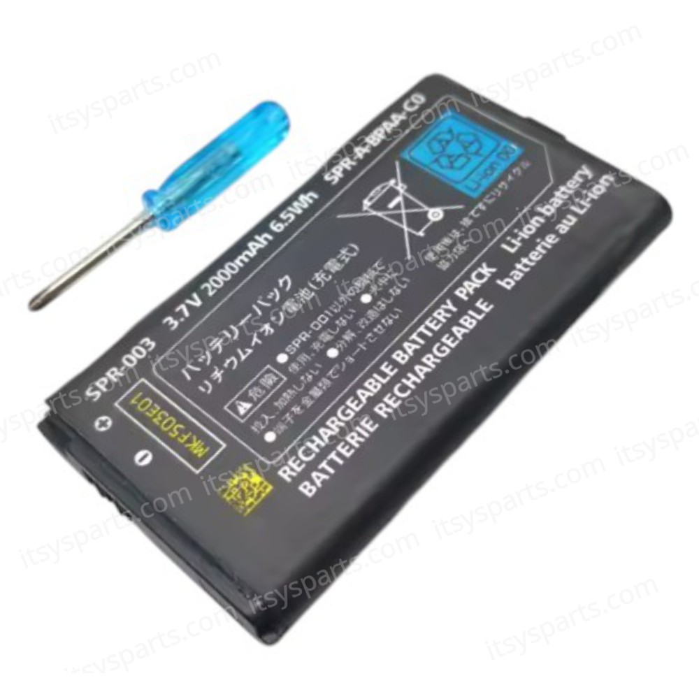 SPR-003 3.7V 2000mAh Battery for Nintendo 3DS LL XL Rechargeable Battery Pack With Tool for 3DS LL Replacement ( SKU.1-GAME119 )