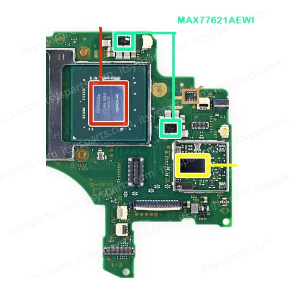 Controller IC Chipset Voltage Regulator BGA IC MAX77621AEWI MAX77621AEWJ + T MAX77621 MAX77621A 77621AEWI for Nintendo Switch Console ( SKU.1-GAME129 )