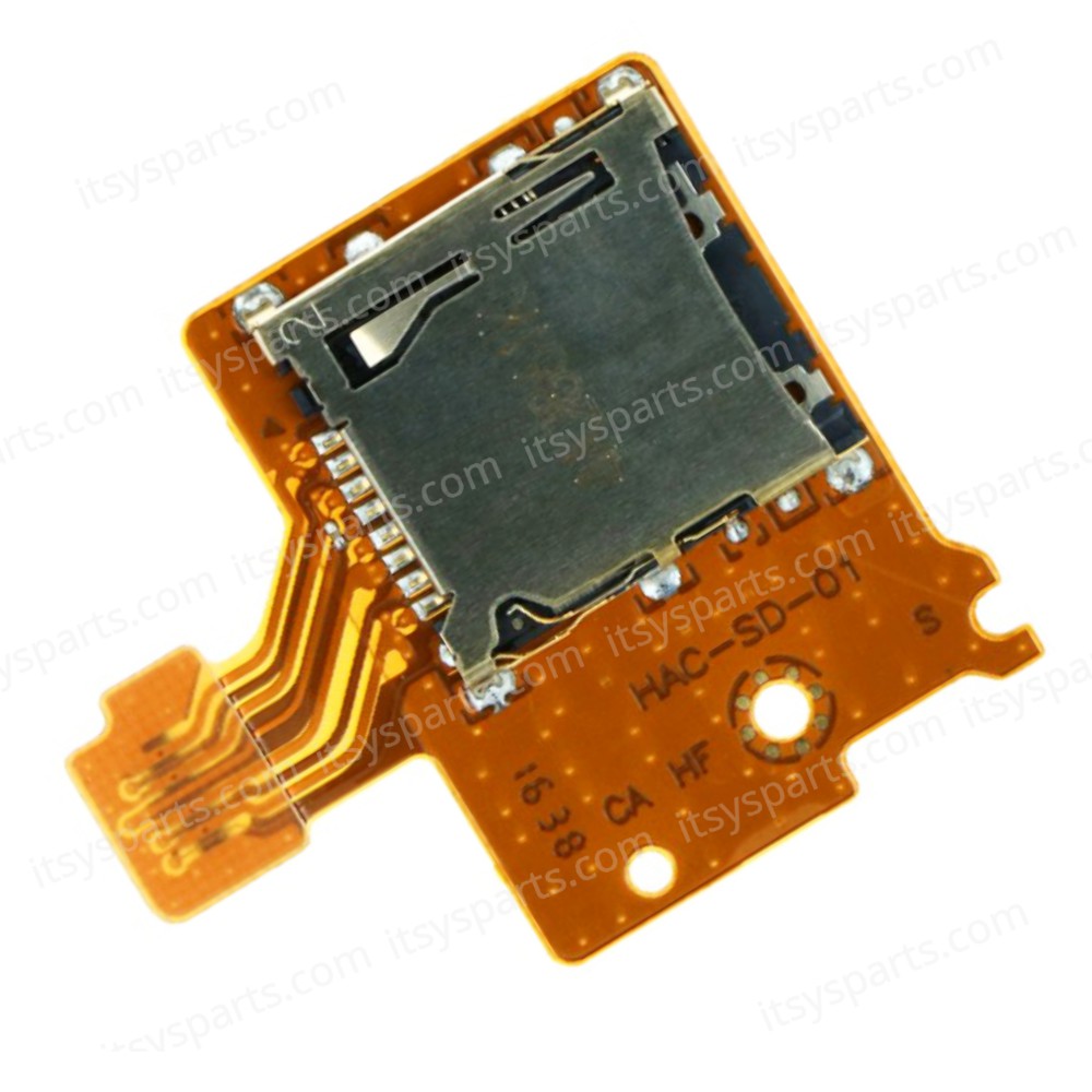 Micro SD TF Card Reader Connector Board with Ribbon Cable for Nintendo Switch Console ( SKU.1-GAME141 )