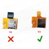 Micro SD TF Card Reader Connector Board with Ribbon Cable for Nintendo Switch Console ( SKU.1-GAME141 )