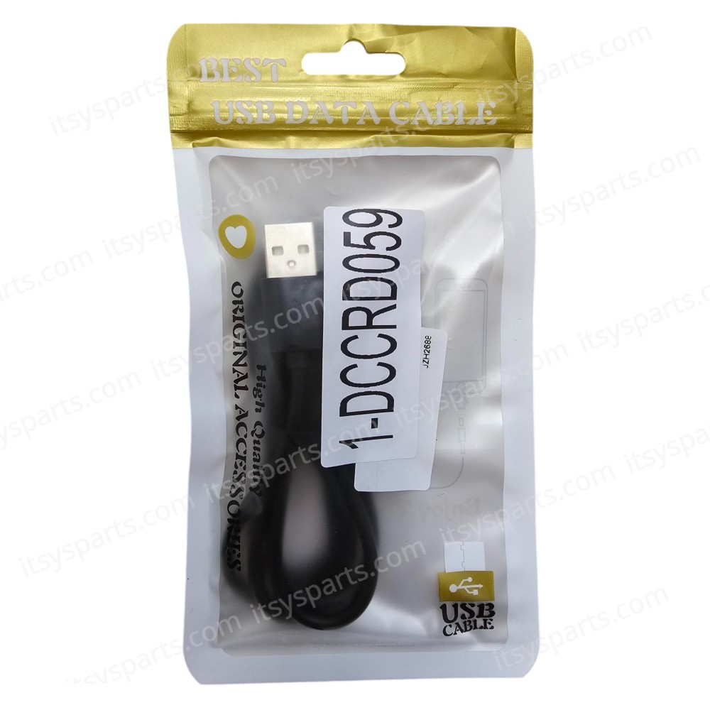 Power Cable USB A To USB C Fast Charging Data Sync USB Cable Male 1m Black ( SKU.1-DCCRD059 )