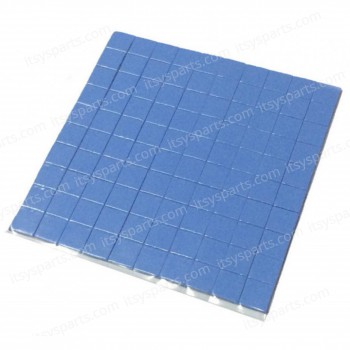 Thermo Pad - Cooling Conductive Silicone Thermal Pad 10x10x1mm 3.2WmK for CPU Heatsinks Chipsets 100pcs ( SKU.1-SRP0071 )