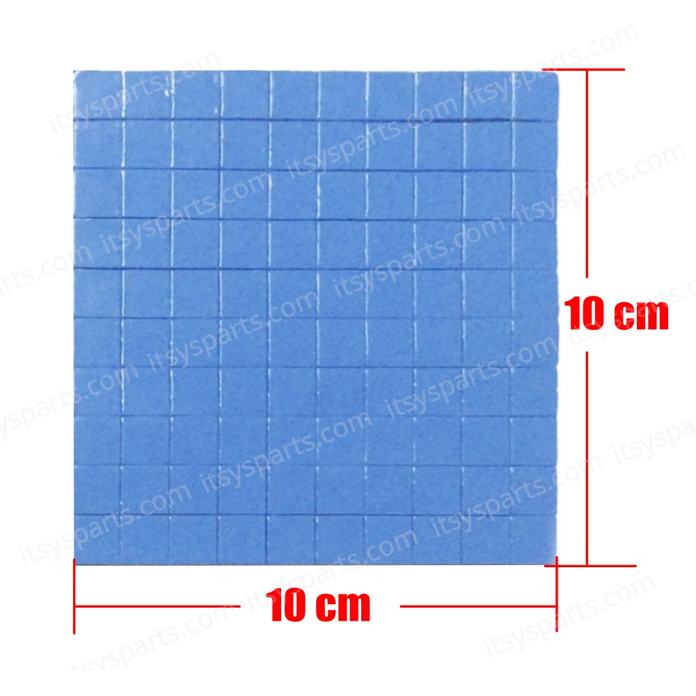 Thermo Pad - Cooling Conductive Silicone Thermal Pad 10x10x1mm 3.2WmK for CPU Heatsinks Chipsets 100pcs ( SKU.1-SRP0071 )