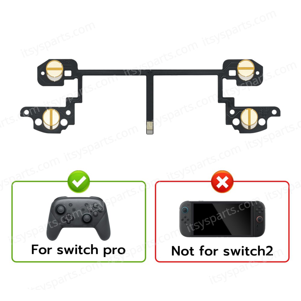 ZR/ZR L/R Button Flex Cable Ribbon Board Module for Nintendo Switch NS-Switch Pro Controller ( SKU.1-GAME155 )