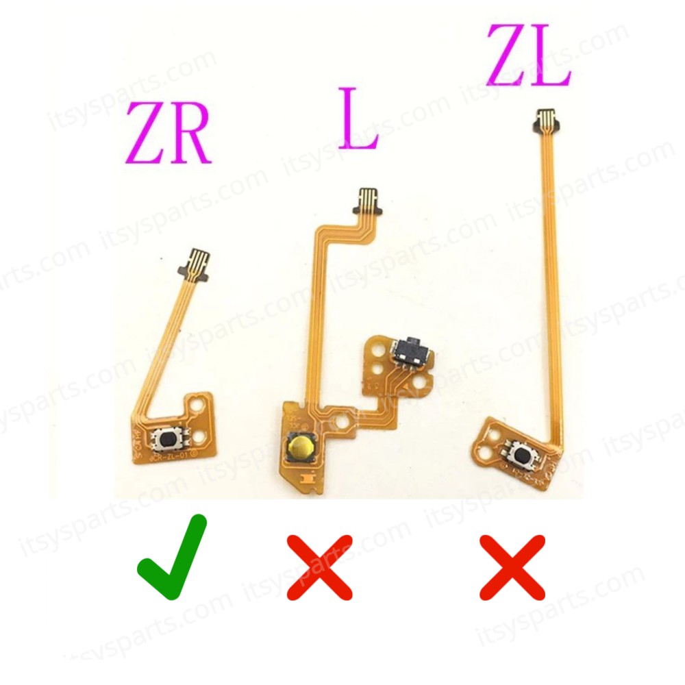 ZR Button Key Ribbon Flex Cable for Nintendo NS Switch Joy-Con Controller ( SKU.1-GAME163 )