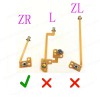 ZR Button Key Ribbon Flex Cable for Nintendo NS Switch Joy-Con Controller ( SKU.1-GAME163 )