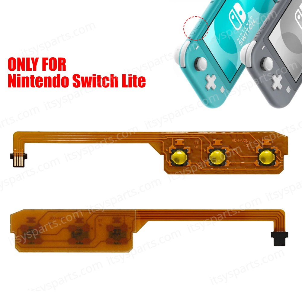 ON OFF Volume Power Button Ribbon Flex Cable for Nintendo Switch Lite ( SKU.1-GAME171 )