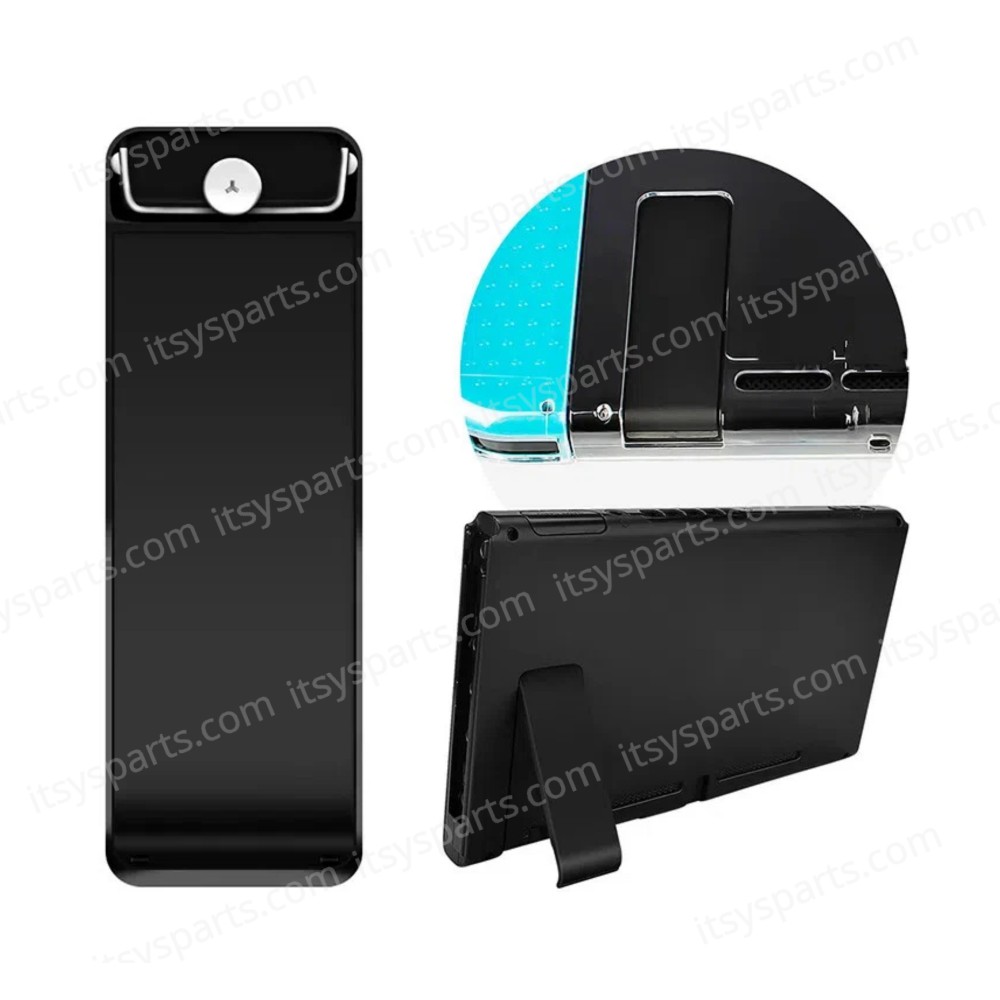 Kickstand Stand Back Shell Holder - Cover Flap for MicroSD for Nintendo Switch Console ( SKU.1-GAME188 )
