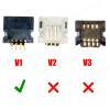 Touch screen and backlight connector 4 pin V1 for Nintendo ( SKU.1-GAME203 )