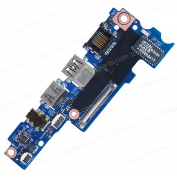 USB Audio Ethernet Card Reader Board for Laptop Dell Latitude 3410 - Reg model : P129G - Reg type : P129G001 KRM5J ( SKU.1-BRD282 )