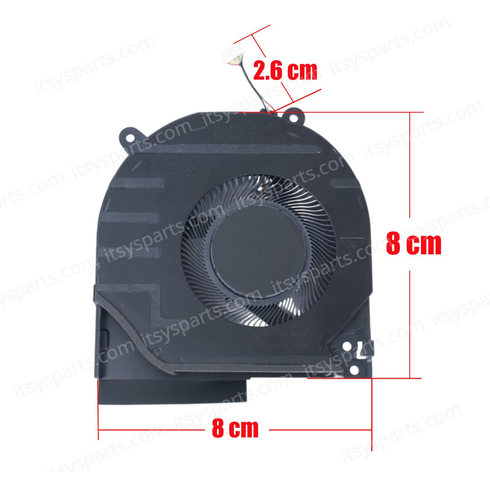 Laptop CPU Cooling Fan for HP Victus 16-R 16-S OMEN 16-W 16-XD 16-AE 16-AP MG75091V1-C190-S9A DC280016GS0SUO3 N44738-001 5pin ( SKU.81478 )