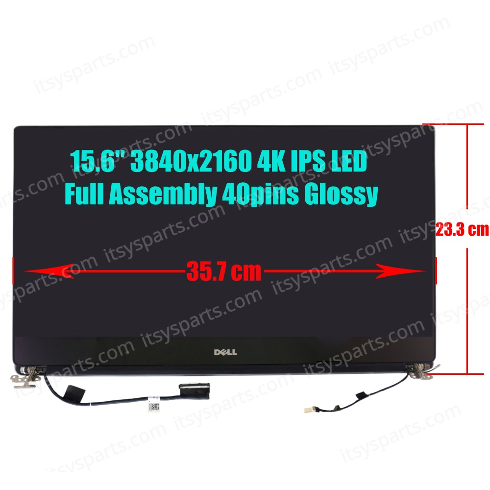 Laptop Screen monitor for Dell XPS 15 9550 9560 Precision 15 5510 5520 HHTKR 0HHTKR WW8NY 0WW8NY 15.6'' 3840x2160 UHD 4K IPS LED Full Assembly Glossy ( SKU.1-SCR0335 )