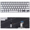 Spanish Laptop Keyboard for Asus Vivobook 14 X420FA X420UA X420FA-EK 90NB0K01-R31FR0 SP No Frame Backlight Silver ( SKU.40607SPBL )