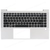 Laptop Keyboard Palmrest for HP EliteBook 845 G8 840 G8 M52492-001 M52490-A41 M52490-211 M52490-171 M52491-FP1 M52491-141 M52491-B71 US Backlight Pointer Silver ( SKU.40943USPALM )