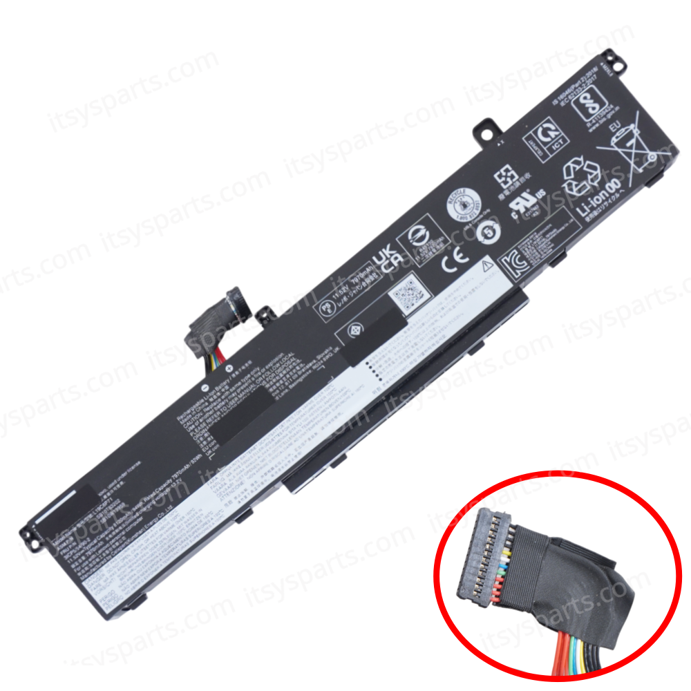 Laptop Battery for Lenovo ThinkPad P Series P15 P17 Gen 1 T15g 5B10W13959 L19C6P71 SB10T83202 11.52V 94Wh 8120mAh with cable 12pins ( SKU.1-BAT0895 )
