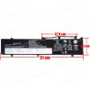 Laptop Battery for Lenovo Yoga Slim 7-15IMH05 82AB 82AE 82DS L19M4PF2 5B10X18188 15.36V 70Wh 4560mAh with cable 4pins ( SKU.1-BAT0894 )