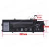 Laptop Battery for Dell Chromebook 11 3120 2015 5R9DD 05R9DD KTCCN 0KTCCN XKPD0 0XKPD0 11.1V 43Wh 3873mAh with cable 9pins ( SKU.1-BAT0902 )