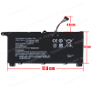 Laptop Battery for Lenovo K14 G2 IRU ThinkBook 14 G6 IRL ABP 14 G7 G8 IML ARP 16 G6 IRL ABP 5B11N47497 L22M3PE0 11.58V 45Wh 3890mAh with cable 8pins ( SKU.1-BAT0903 )