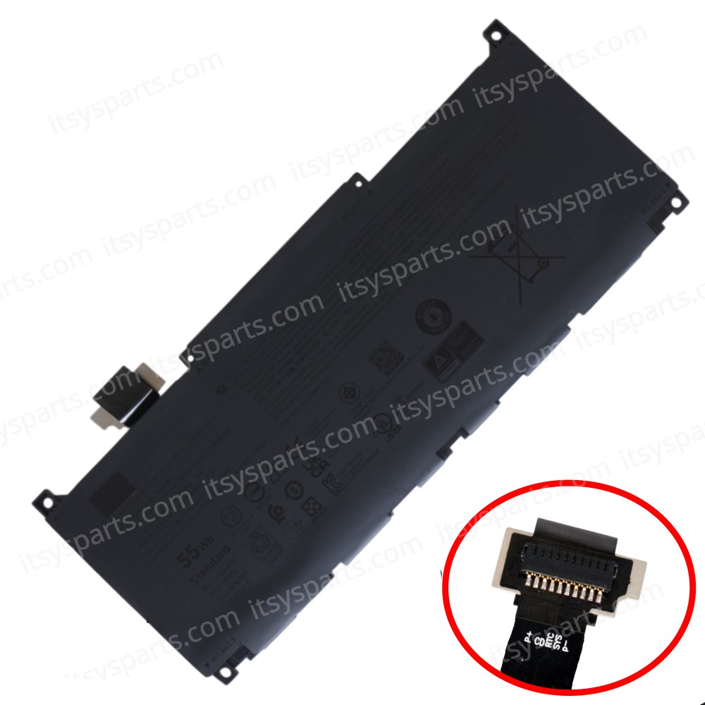 Laptop Battery for Dell XPS 13 Plus 9320 MN79H 0MN79H 11.55V 55Wh 4524mAh with cable 10pins ( SKU.1-BAT0904 )