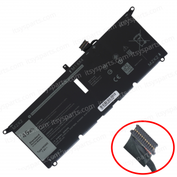 Laptop Battery for Dell Latitude 7320 Detachable Inspiron 14 3420 Latitude 13 Detachable 7320-GNDM1 9F4FN 09F4FN 2VKW9 X28GR 8PK6G 7.6V 40WH 5000mAh ( SKU.1-BAT0918 )