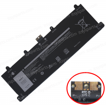 Laptop Battery for Dell Latitude 14 Rugged 5404 Latitude Rugged Extreme 7204 4XKN5 04XKN5 80D45 11.1V 65Wh 5300mAh ( SKU.1-BAT0925 )