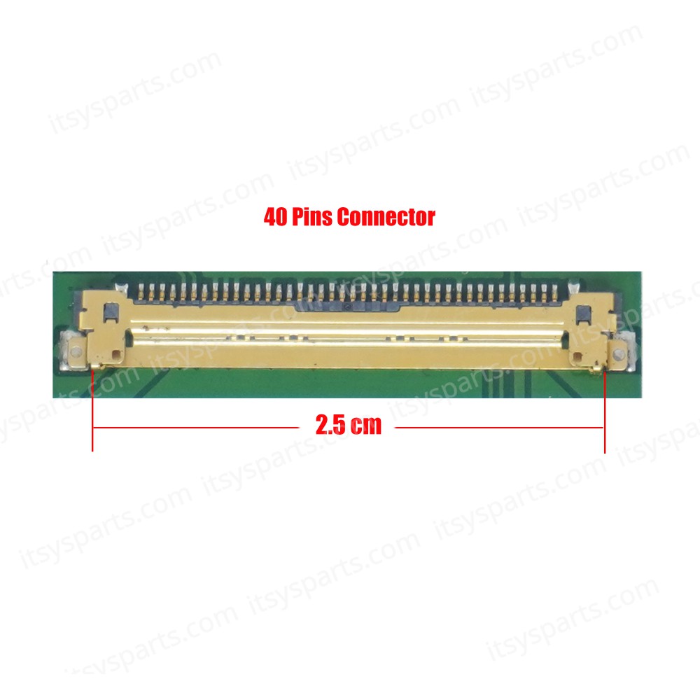 Laptop Monitor 13.4'' 1366x768 WXGA HD LED 40pin Slim (R) Laptop Screen Monitor (Ref. 1-2493)