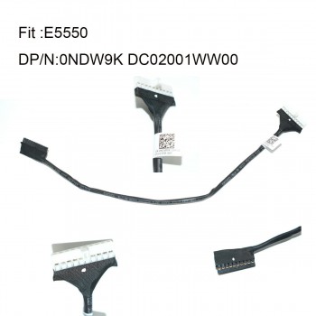 Battery Cable - Battery Cable for Dell Latitude E5550 DC02001WW00 NWD9K 0NWD9K ZAM80_BATTERY_CABLE ( Code 1-BTC0006 )