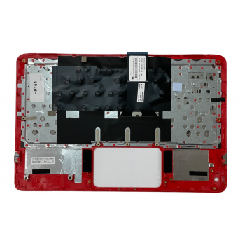 Keyboard Laptop HP Probook x360 11 G1 G2 Red Palmrest with greek Keyboard 6070B1118401 918554-001 6070B1118402 OEM (Ref. 40640GRREDPALM)