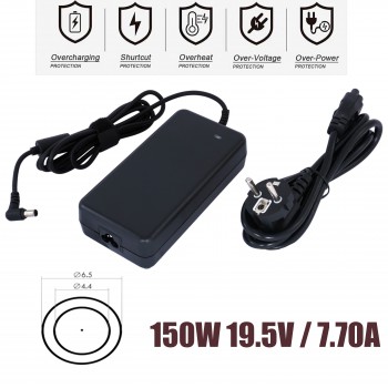 Laptop Power Supply - AC Adapter Charger Sony Sony VGP-AC19V18 VGP-AC19V54 VGP-AC19v17 150W Laptop Notebook Charger - OEM (Ref.60172)
