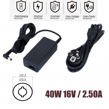 Laptop Power Adapter - AC Adapter PANASONIC CF-AA1625A M2 16V 2.5A 5.5MM*2.5MM AC ADAPTER POWER CHARGER (Ref.60173)