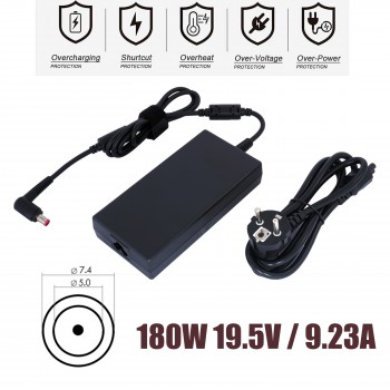 Laptop Power Adapter - AC Adapter Charger NUC Charger Power Adaptor Charger 19.5V 9.23A 180W 7.4*5mm - OEM (Ref.60224)