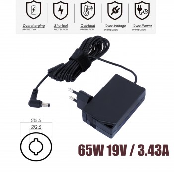 Power Supply - AC Adapter Charger Intel NUC kit Mini PC FSP065-10AABA FSP065-10AADA 19V 3.43A 65W - OEM (Ref.60226)