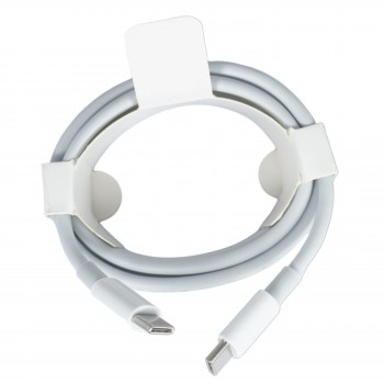 GaN Charger - Adapter 1C1A with 1 USB-A Port and 1 USB-C Port 65W Power Delivery / Fast Quick Mobile Phone , Tablet , Notebook Charger & Data Cable White ( Ref.60282 )