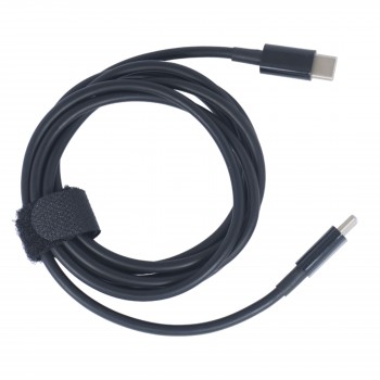 GaN Charger - Adapter 1C1A with 1 USB-A Port and 1 USB-C Port 65W Power Delivery / Fast Quick Mobile Phone , Tablet , Notebook Charger Black ( Ref.60283 )